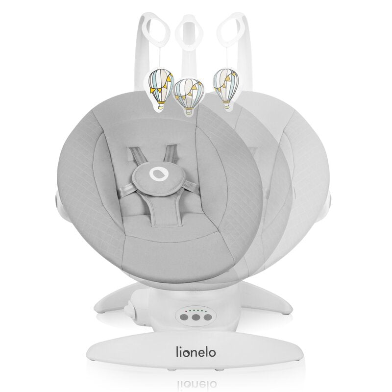 Balansoar electric Lionelo Iris 2in1, Gri