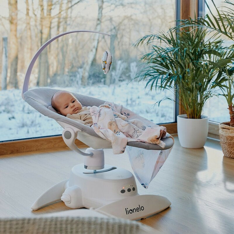 Balansoar electric Lionelo Iris 2in1, Gri