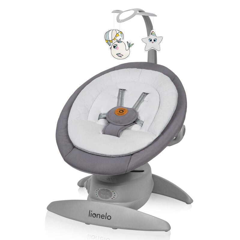Balansoar electric Lionelo Mell 2in1, Gri