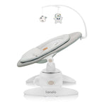 Balansoar Lionelo Mell Bej cu Bluetooth