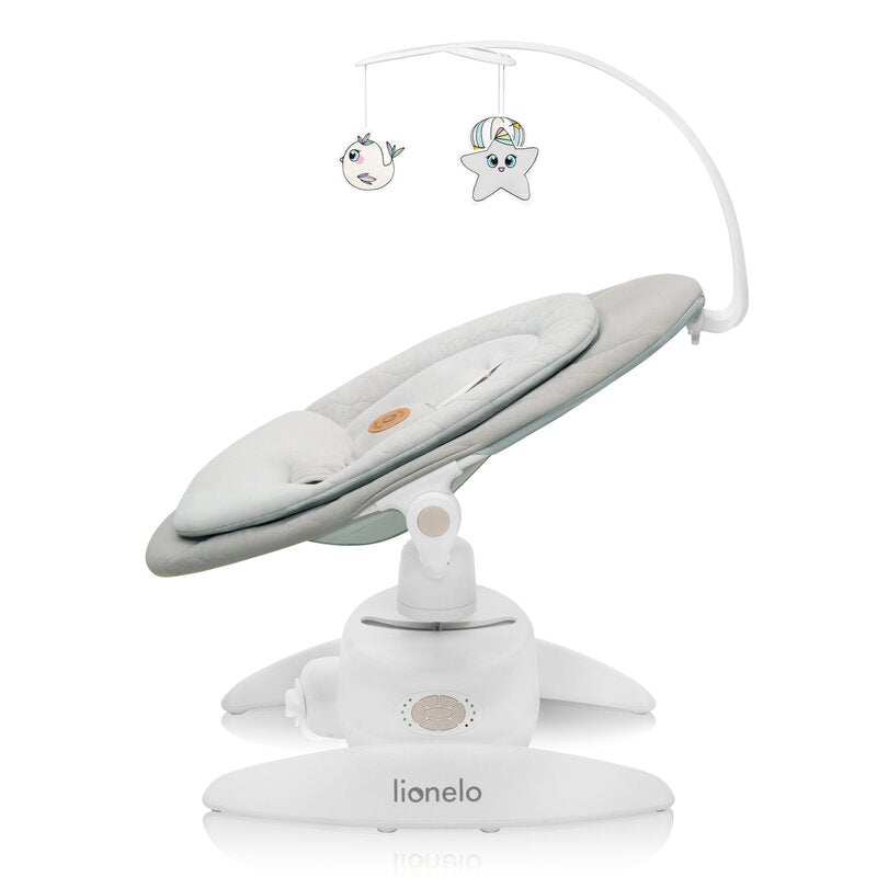 Balansoar Lionelo Mell Bej cu Bluetooth