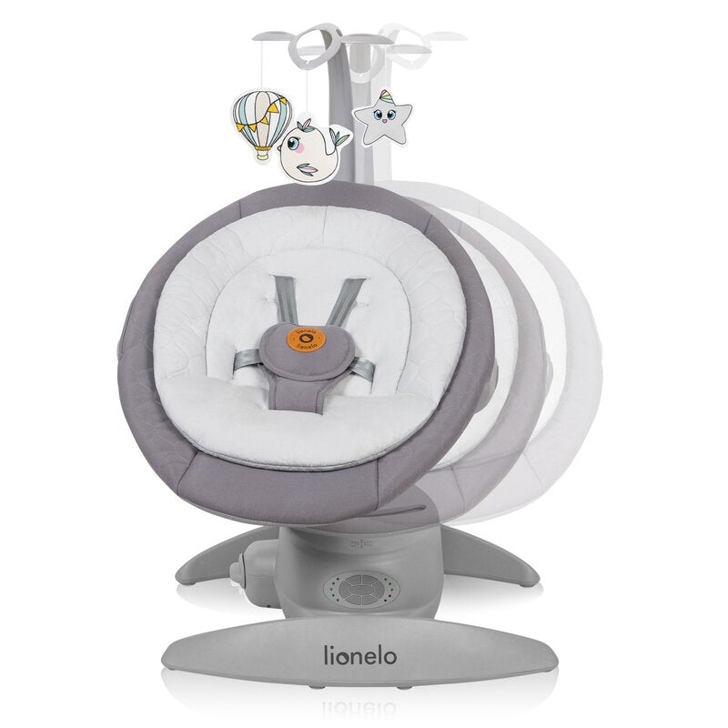 Balansoar electric Lionelo Mell 2in1, Gri