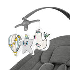 Balansoar electric Lionelo Blossom, Gri
