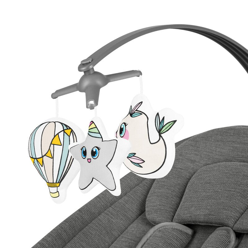 Balansoar electric Lionelo Blossom, Gri