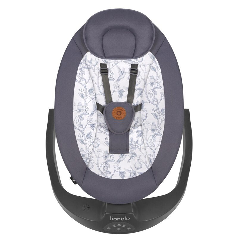 Balansoar electric Lionelo Ralf 2in1, Gri/Alb