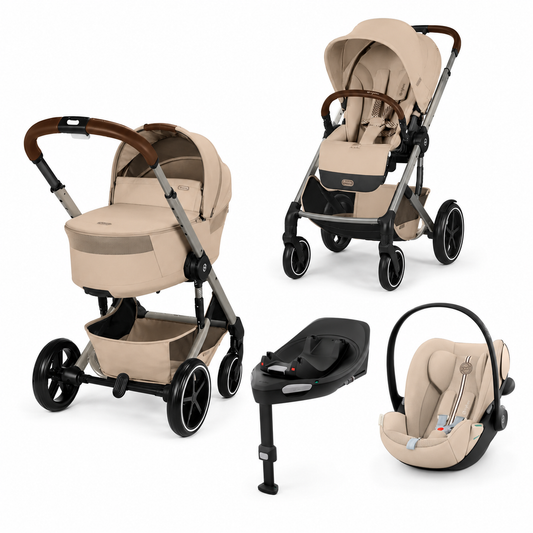 Pachet Carucior 4 in 1 Cybex Balios S Lux Fold + Scoica Cloud G3 i-Size Plus + Baza Isofix G3