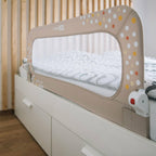 Protecție laterală pat FreeON Little Dots 135 × 57 cm, bej – fotografia 10 a produsului
