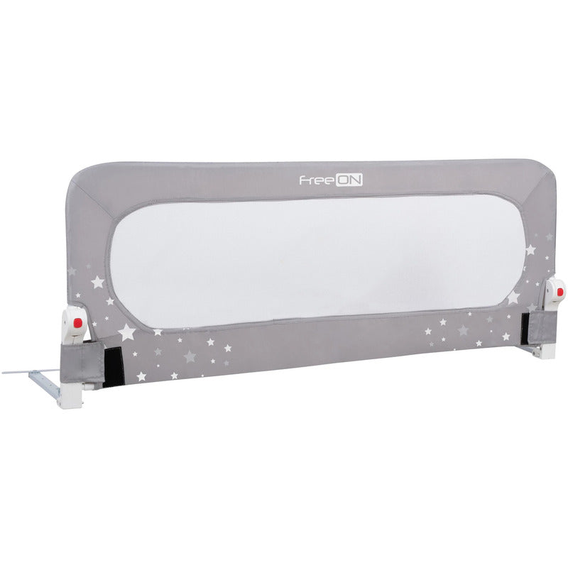 Protecție laterală pat FreeON Little Stars 135 × 57 cm, gri – fotografia 5 a produsului