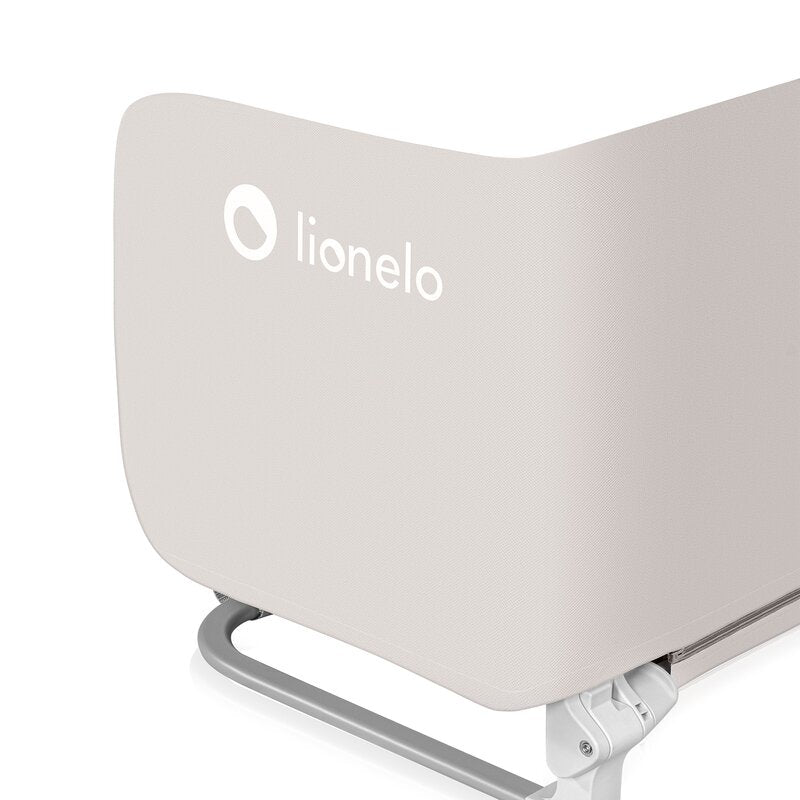 Bariera de pat Lionelo Lora XL Bej – marginea cu protectie