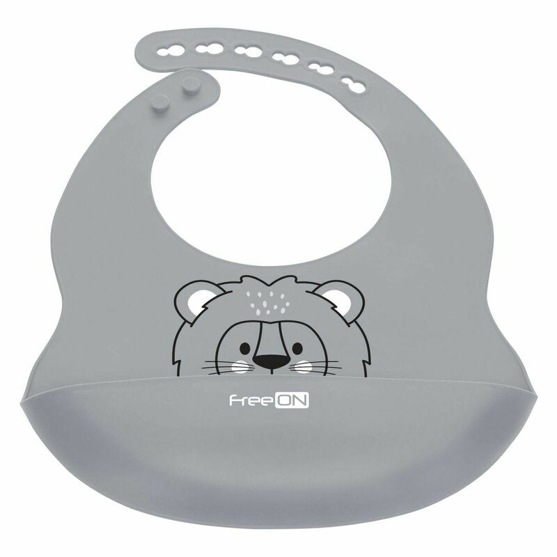Bavetă FreeON Lion, gri – vedere generală