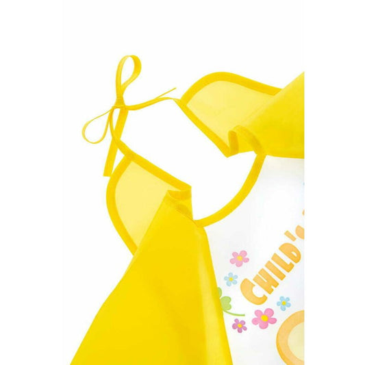 Baveta impermeabila, Bocioland, Cu maneci lungi, Dimensiune 40x35 cm, Strawberry