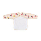 Baveta cu maneci lungi Petite&Mars Beige Strawberries, imagine 3