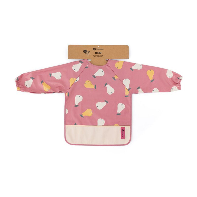 Baveta cu maneci lungi Petite&Mars Pink Pears, imagine 3