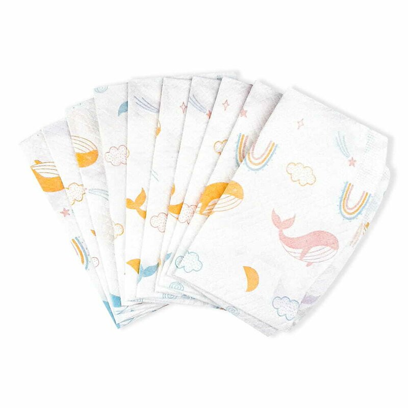Bavete de unică folosință Bocioland cu buzunar, 10 bucăți, imaginea 3