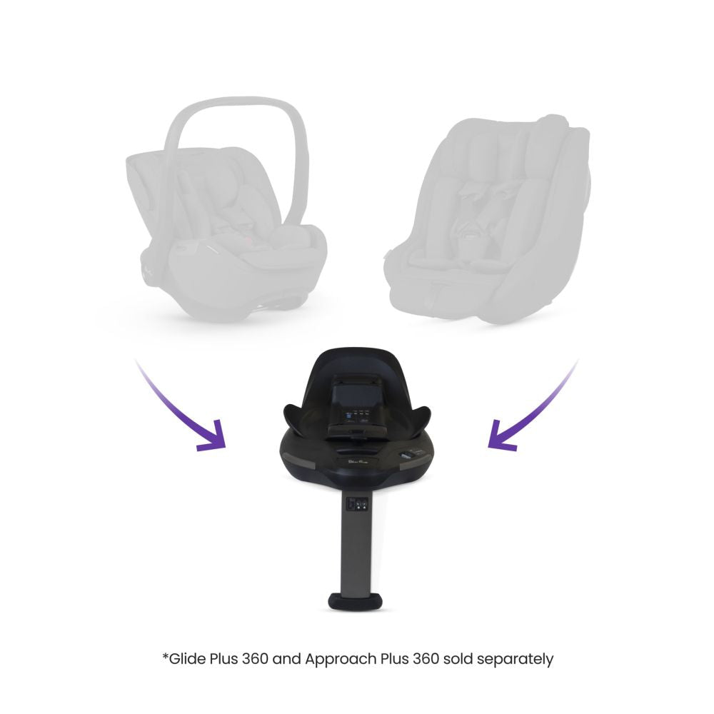 Baza Isofix Plus rotativa 360 pentru scaun auto Silver Cross