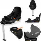 Baza ISOFIX rotativa 360 Lionelo Moxie i-Size Negru