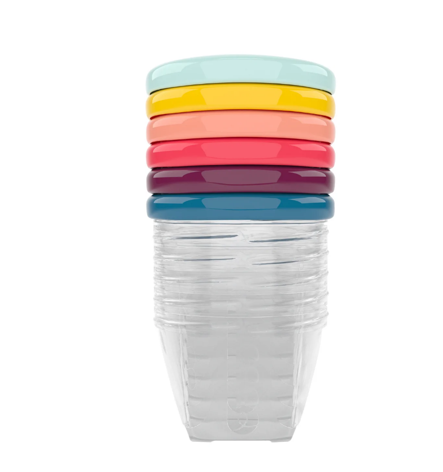 Set 6 recipiente pentru pastrarea hranei Babymoov 250 ml