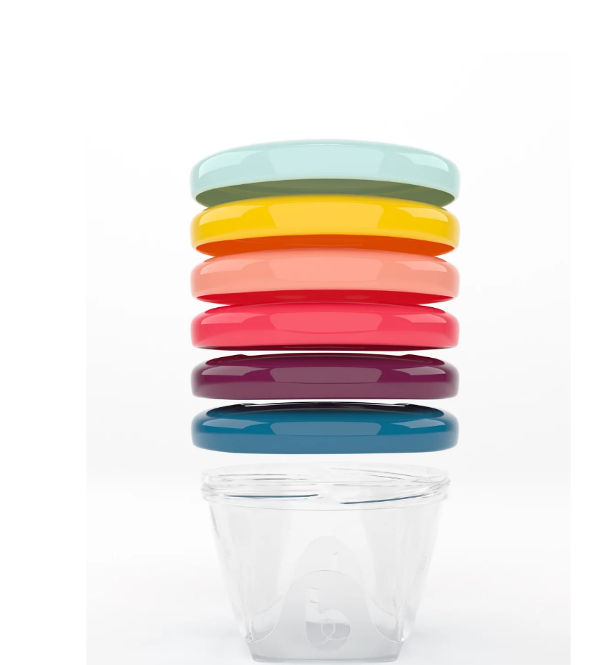 Set 6 recipiente pentru pastrarea hranei Babymoov 250 ml - imagine 2