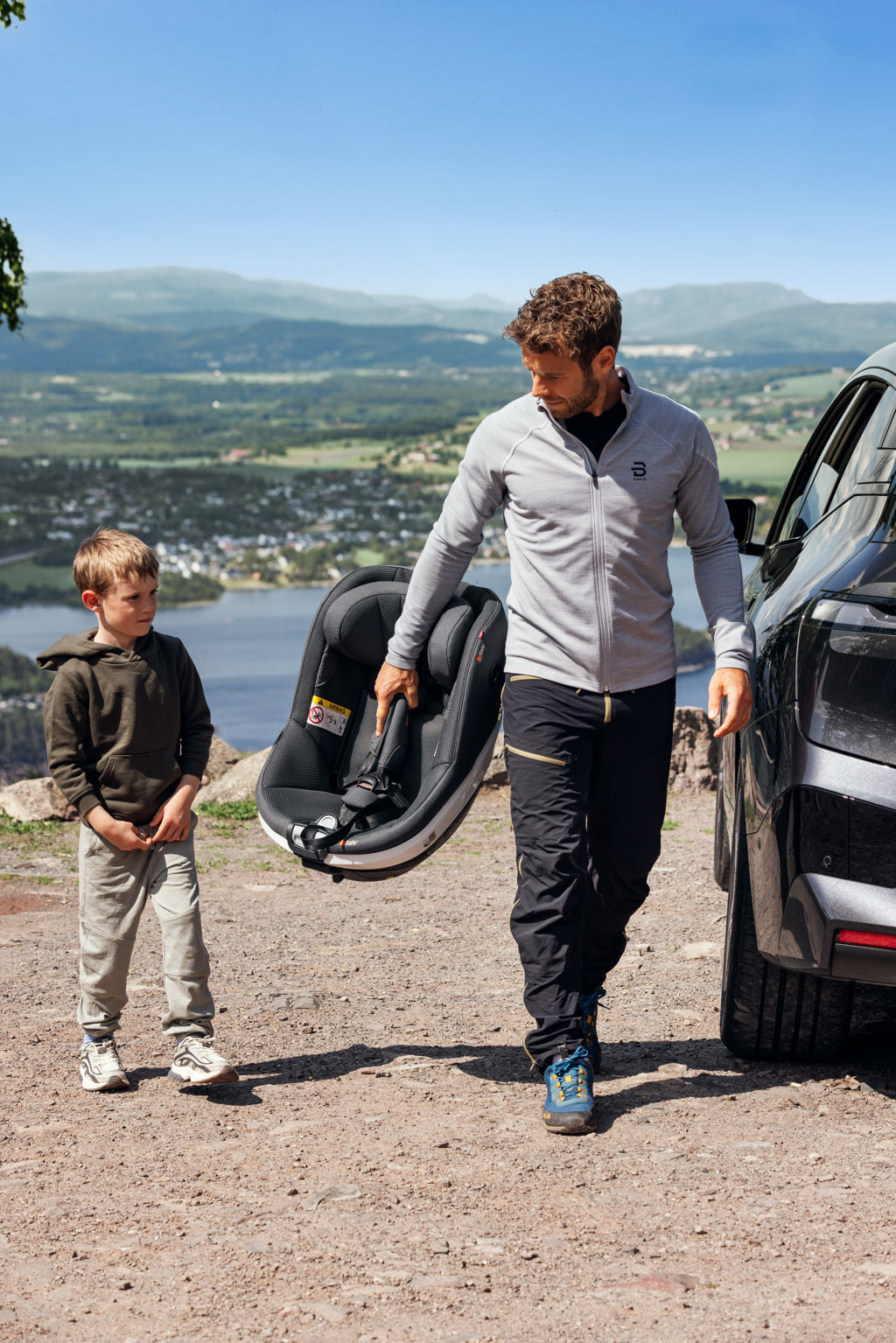 Scaun Auto BeSafe Beyond Negru - Siguranță Premium 0-7 Ani