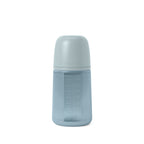 Biberon din silicon Suavinex Colour Essence 240 ml Albastru