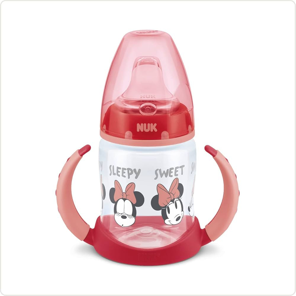 Biberon NUK First Choice 150ml Control Temperatură Tetina Silicon 6-18 Luni Minnie