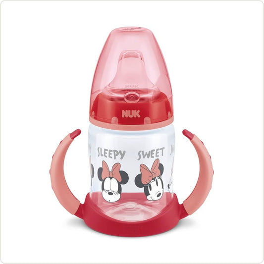 Biberon NUK First Choice 150ml Control Temperatură Tetina Silicon 6-18 Luni Minnie