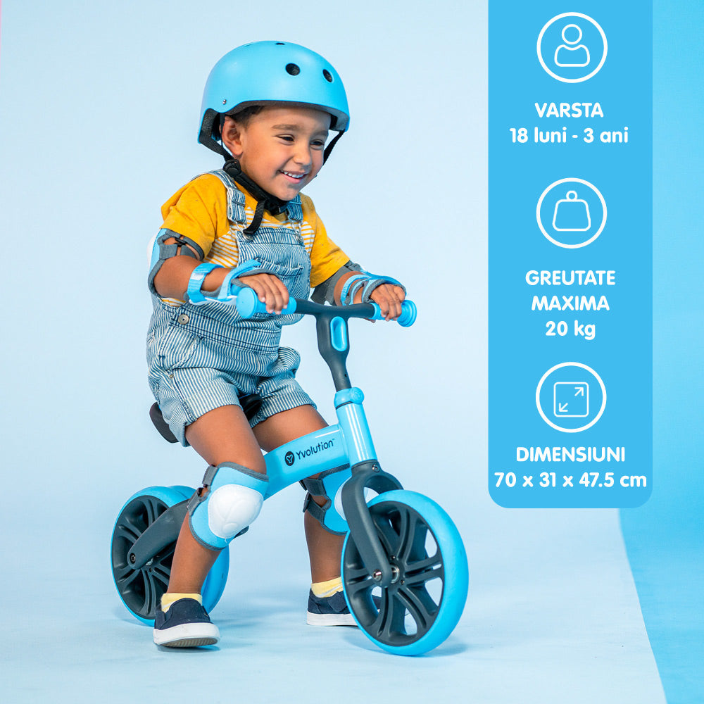 Bicicleta echilibru Yvolution Y Velo Junior Blue