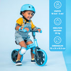 Bicicleta echilibru Yvolution Y Velo Junior Blue