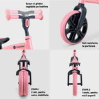 Bicicleta echilibru Yvolution Y Velo Junior Pink