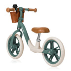 Bicicleta fara pedale Lionelo Alex Plus Verde – bicicleta din lateral