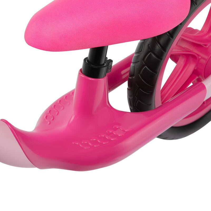 Bicicleta fara pedale, Lionelo, Alex, Usoara, Cu ghidon si sa reglabile, Greutate 3.3 Kg, Cu roti din spuma EVA, 12 inch, Bubblegum