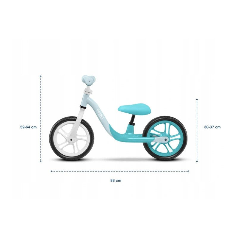 Bicicleta fara pedale Lionelo Alex Turquoise – imagine produs 8