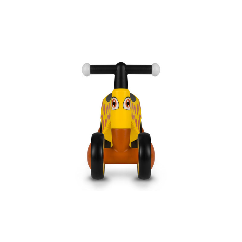 Bicicleta fara pedale, Lionelo, Sammy, Cu 4 roti, Din spuma EVA, Stabila, Manere moi, antiderapante, 12- 36 luni, Greutate maxima suportata 25 kg, Certificata EN 71-1:2014, EN 71-2:2011, EN 71-3:2019, Galben