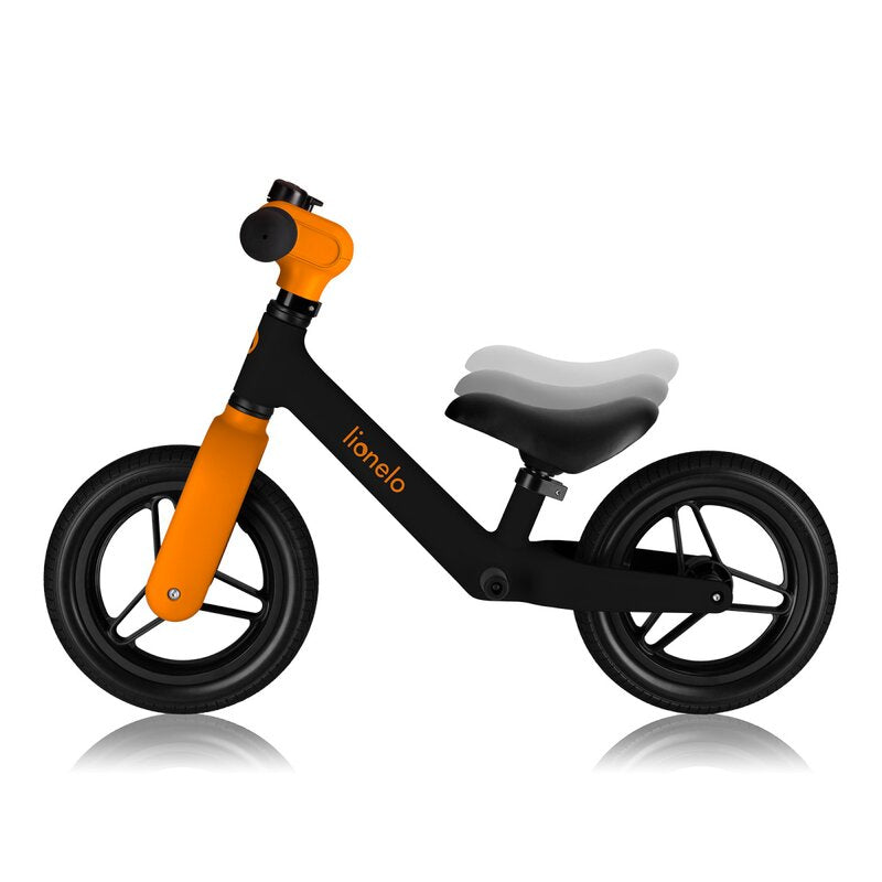 Bicicleta fara pedale Lionelo Toni, Black Orange – imagine produs 10