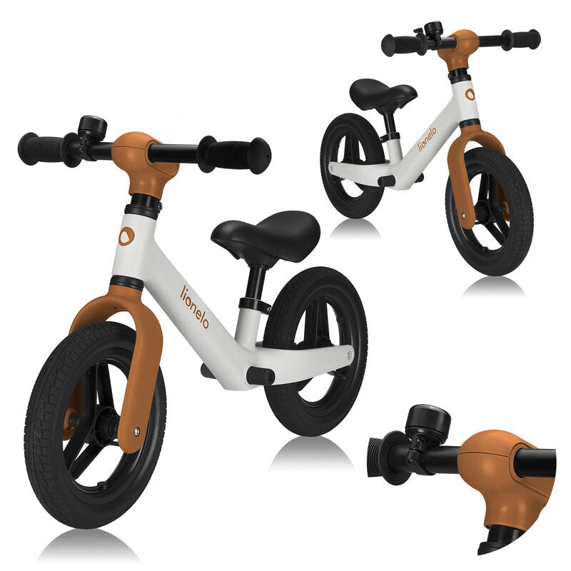 Bicicleta fara pedale Lionelo Toni, Beige Sand – imagine produs 22