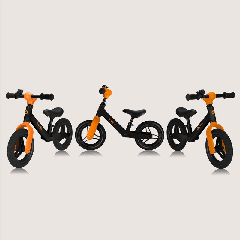 Bicicleta fara pedale Lionelo Toni, Black Orange – imagine produs 28