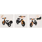 Bicicleta fara pedale Lionelo Toni, Black Orange – imagine produs 30