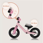 Bicicleta fara pedale Lionelo Toni, Pink Rose – imagine produs 25