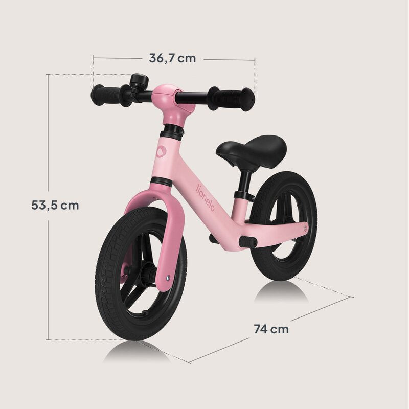 Bicicleta fara pedale Lionelo Toni, Pink Rose – imagine produs 29