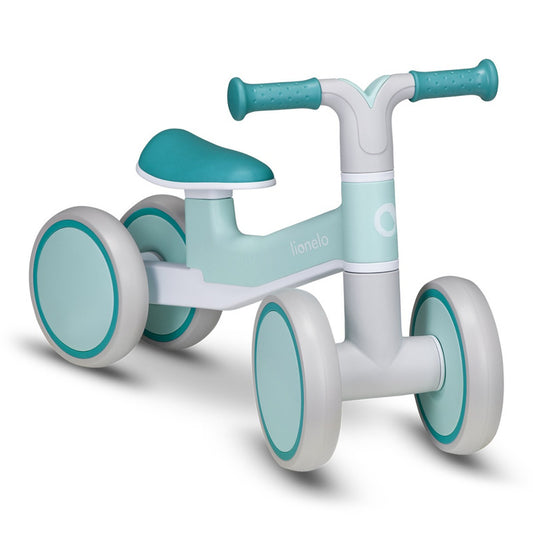 Bicicletă Fără Pedale Lionelo Villy 4 Roți EVA TPR Stabilă Manere Antiderapante 12-36 Luni