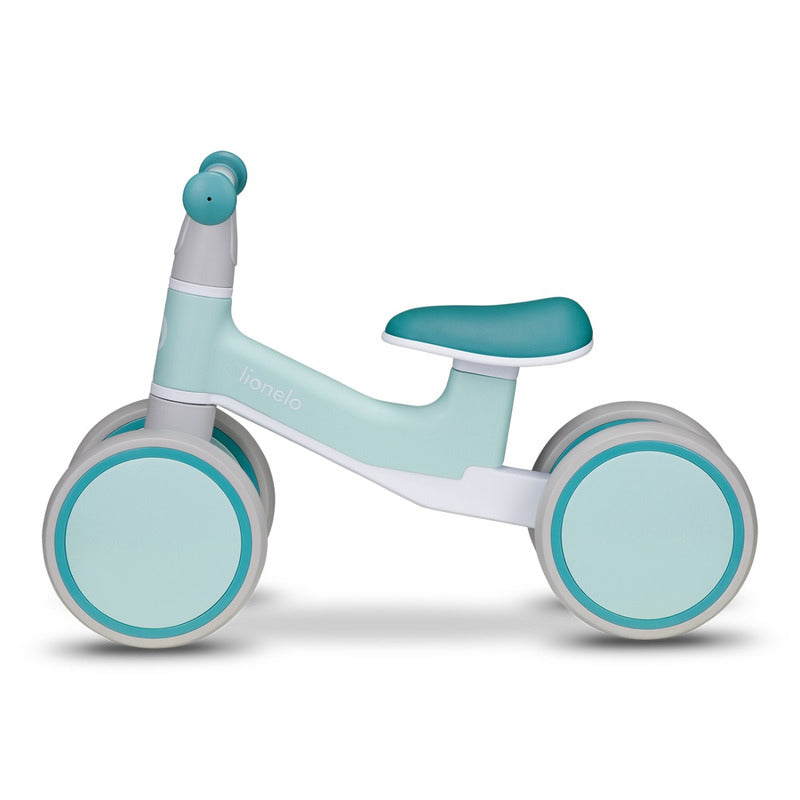 Bicicleta fara pedale Lionelo Villy Green Turquoise – imagine produs 6