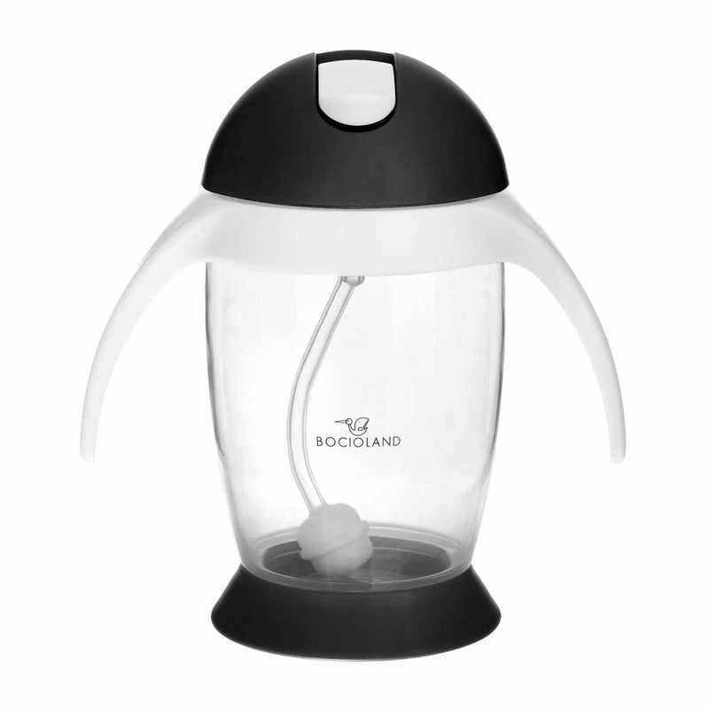 Cană Bocioland cu pai și mânere, 300 ml, Black, imaginea 8