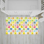 Covoras de joaca, Bocioland, Happy Day, Pliabil, Protectie impotriva loviturilor, Dimensiune mare, 200 x 150 cm, Cu Imprimeu pe ambele parti, Potrivit pentru utlizare atat in interior, cat si in exterior
