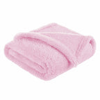Păturică pufoasă Bocioland din fleece, Pink, 80 × 100 cm, imaginea 10