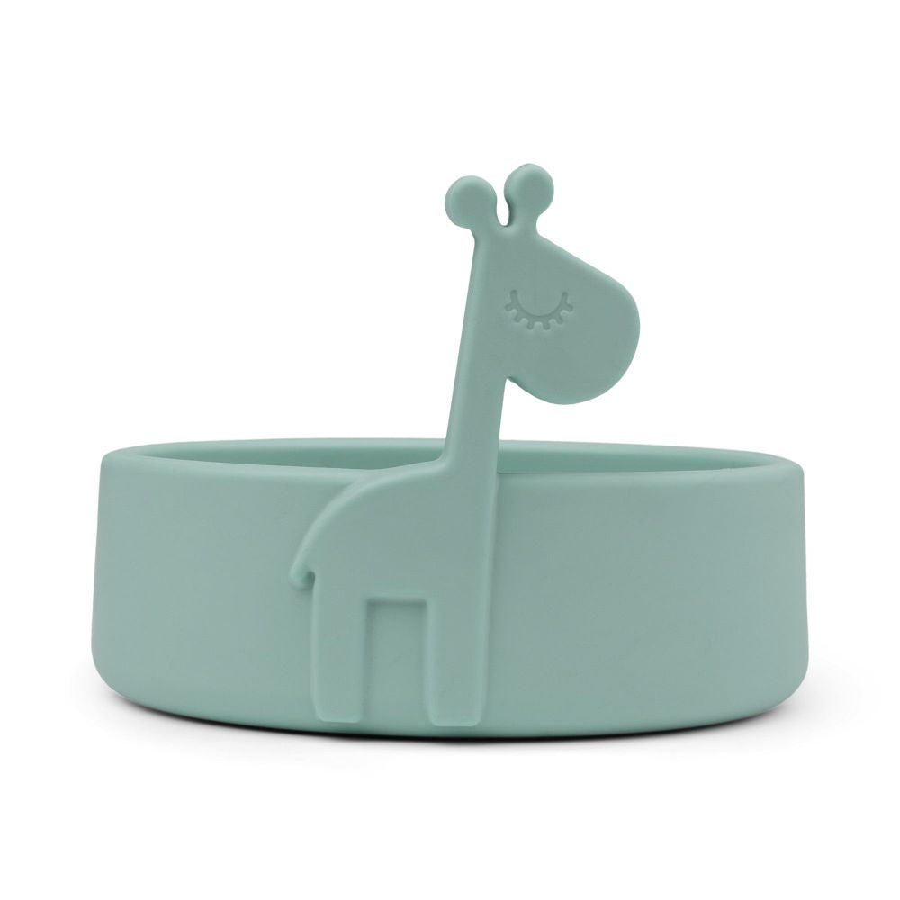 Bol din silicon Done by Deer Peekaboo Raffi Blue - detaliu