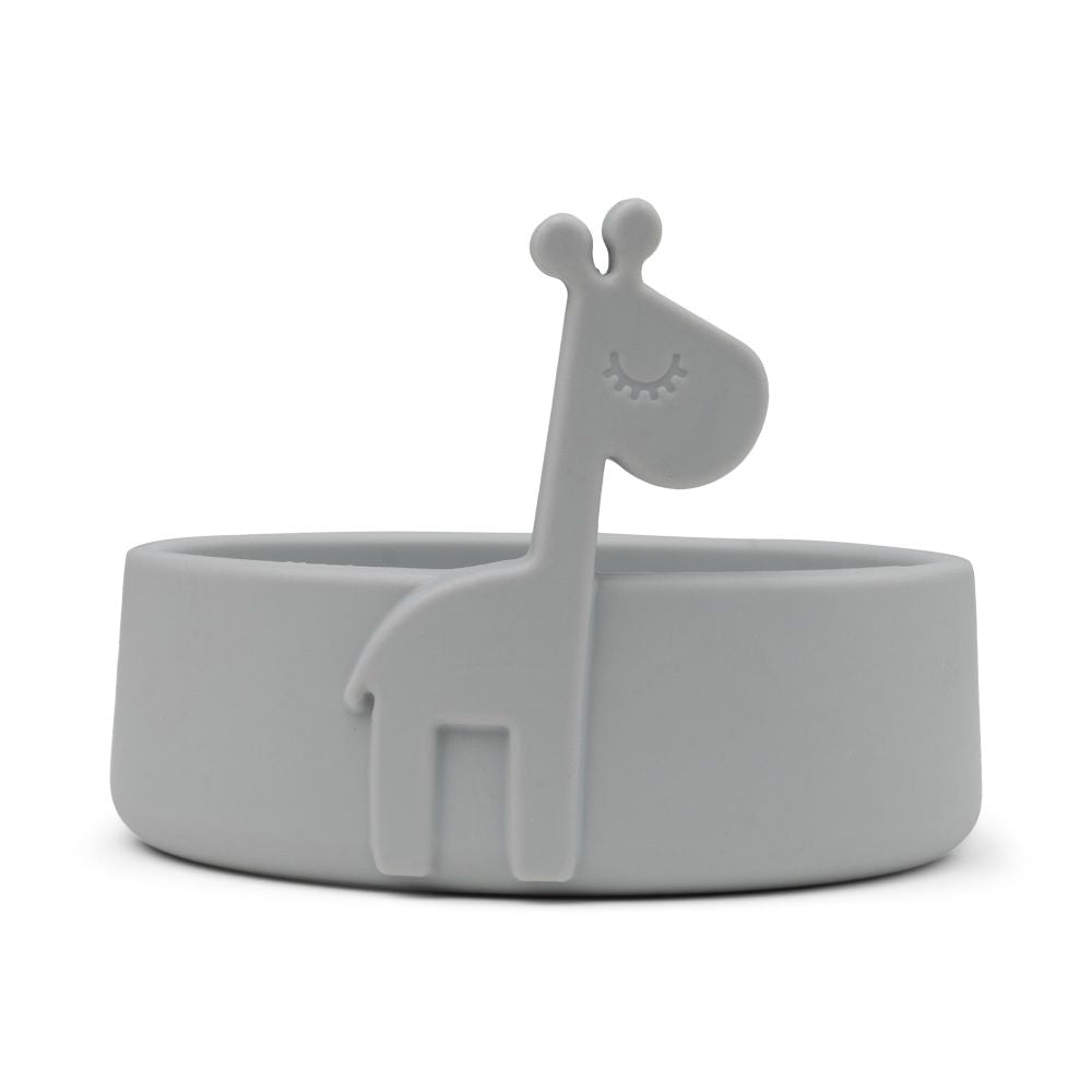 Bol din silicon Done by Deer Peekaboo Raffi Grey - detaliu