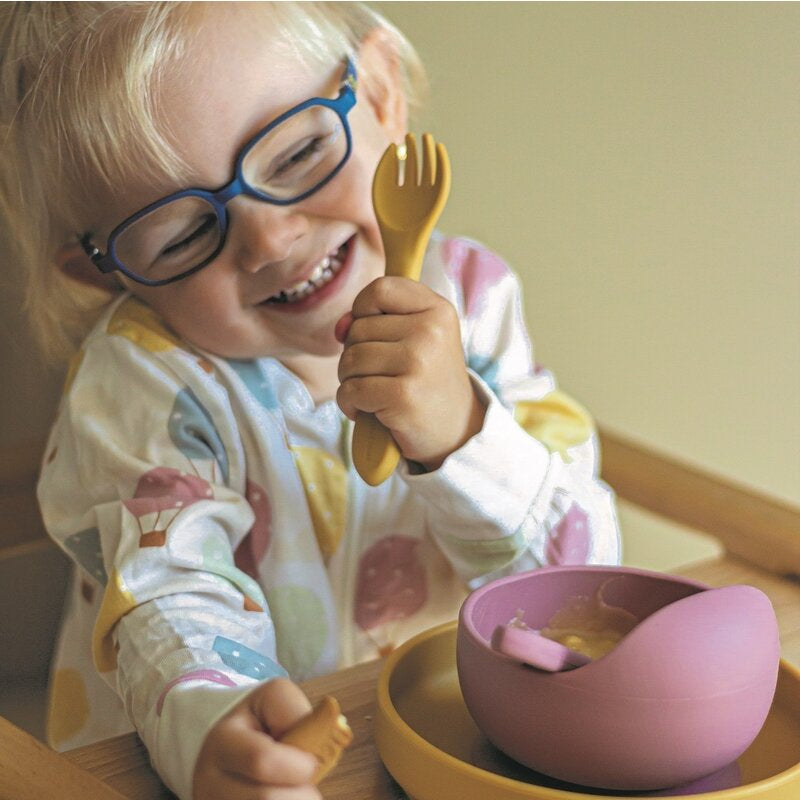 Bol, Petite&Mars, Take&Match, Din silicon, Cu ventuza, Fara BPA, 6 luni+, 350 ml, Roz