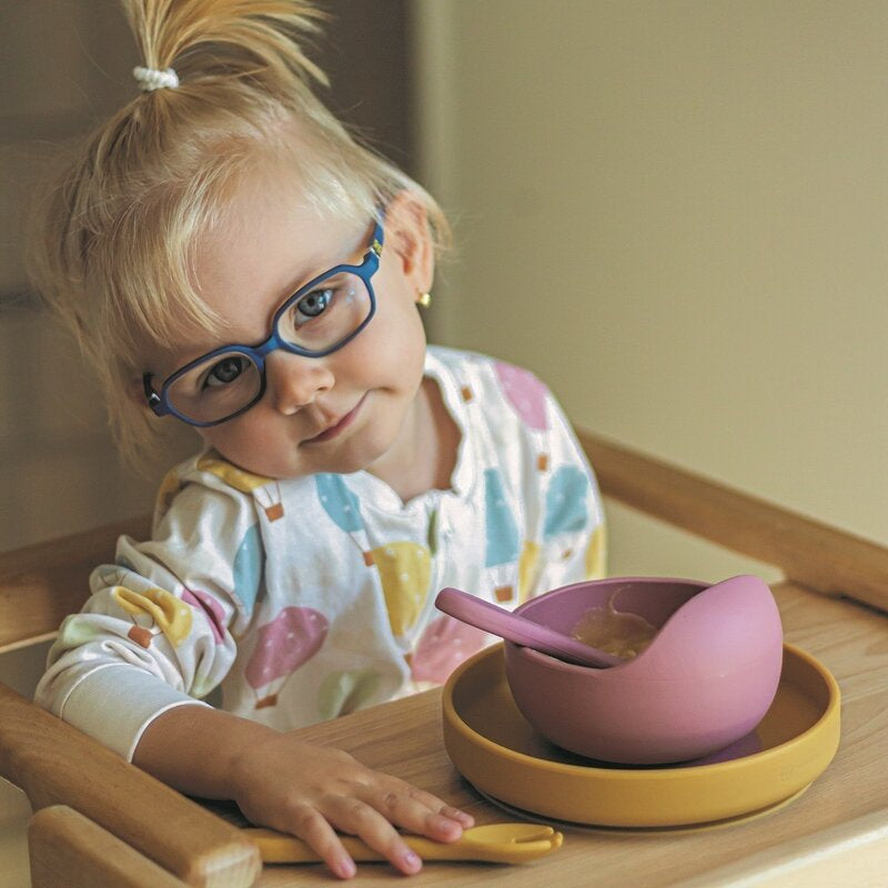 Bol, Petite&Mars, Take&Match, Din silicon, Cu ventuza, Fara BPA, 6 luni+, 350 ml, Roz