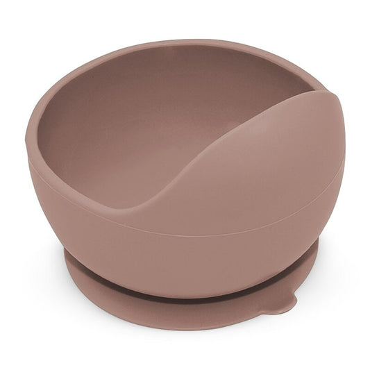 Bol, Petite&Mars, Take&Match, Din silicon, Cu ventuza, Fara BPA, Adecvat pentru masina de spalat vase si microunde, Nu absoarbe mirosuri, 6 luni+, 360 ml, Velvet Latte, Maro pudrat