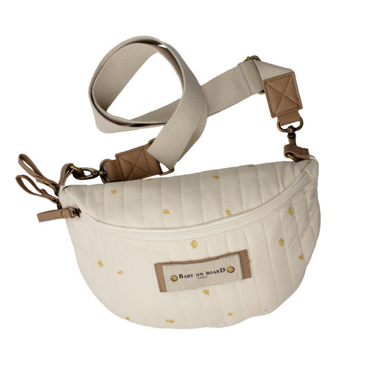 Borsetă Bebeluși Baby On Board Armelle Banana Cotton - Compactă & Versatilă